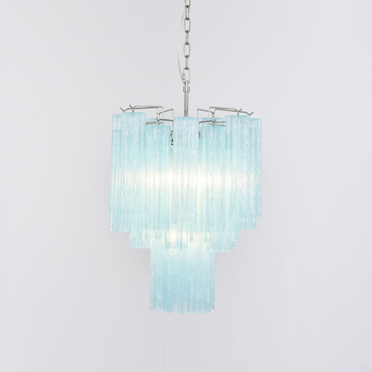 Lustre Bretèche en verre et métal – vue 7