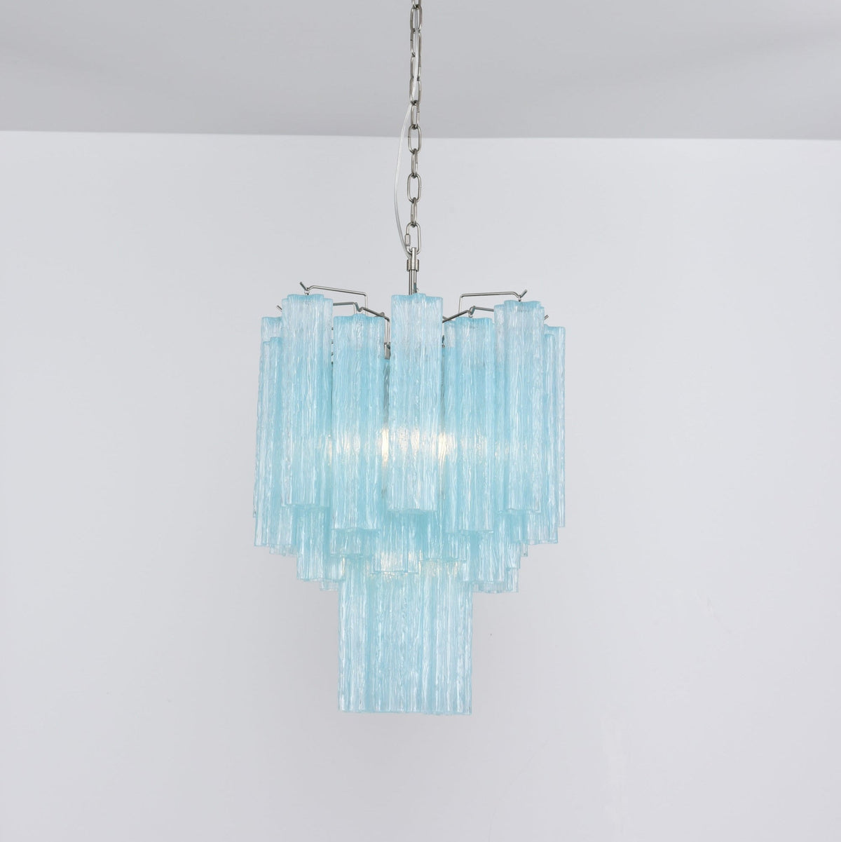 Lustre Bretèche en verre et métal – vue 5
