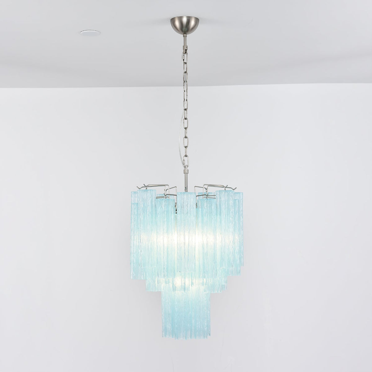 Lustre Bretèche en verre et métal – vue 16