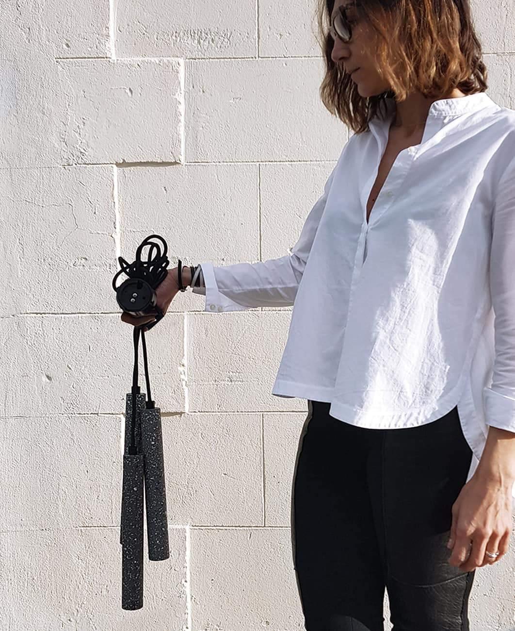 Suspension Céleste en terrazzo et métal – vue 34