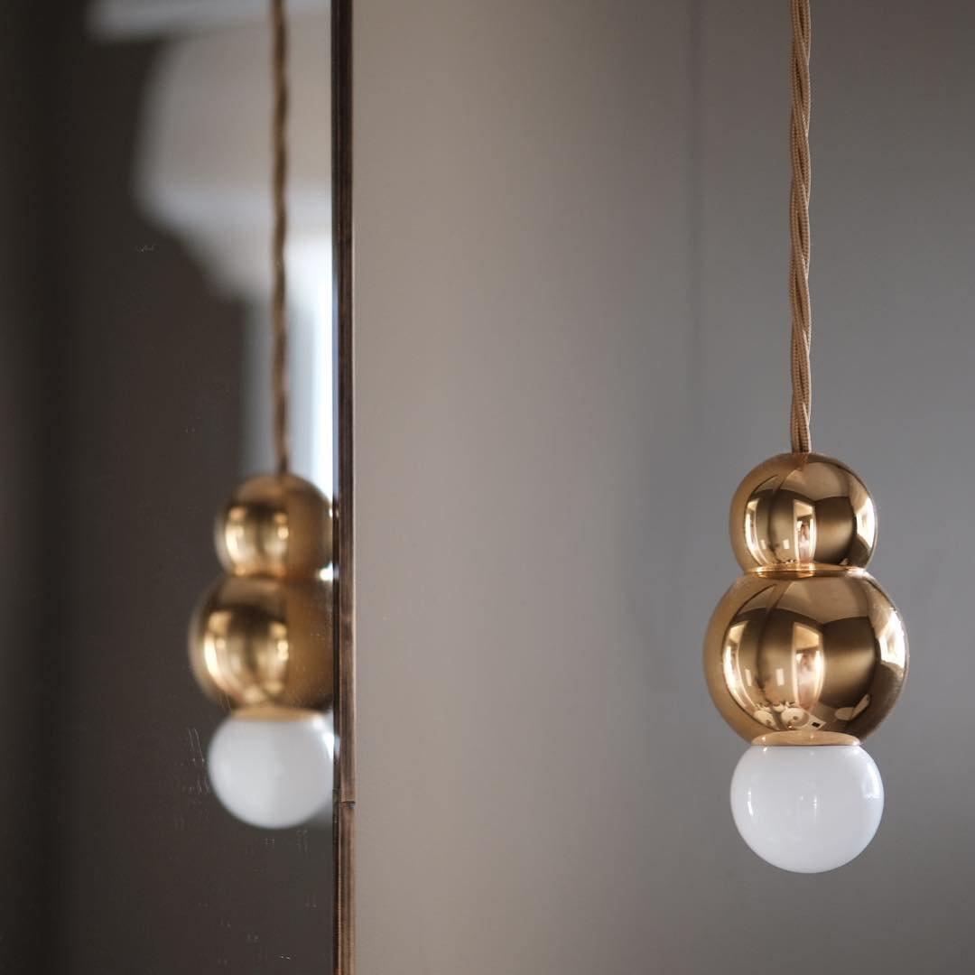 Suspension Augustine en verre et aluminium – vue 23