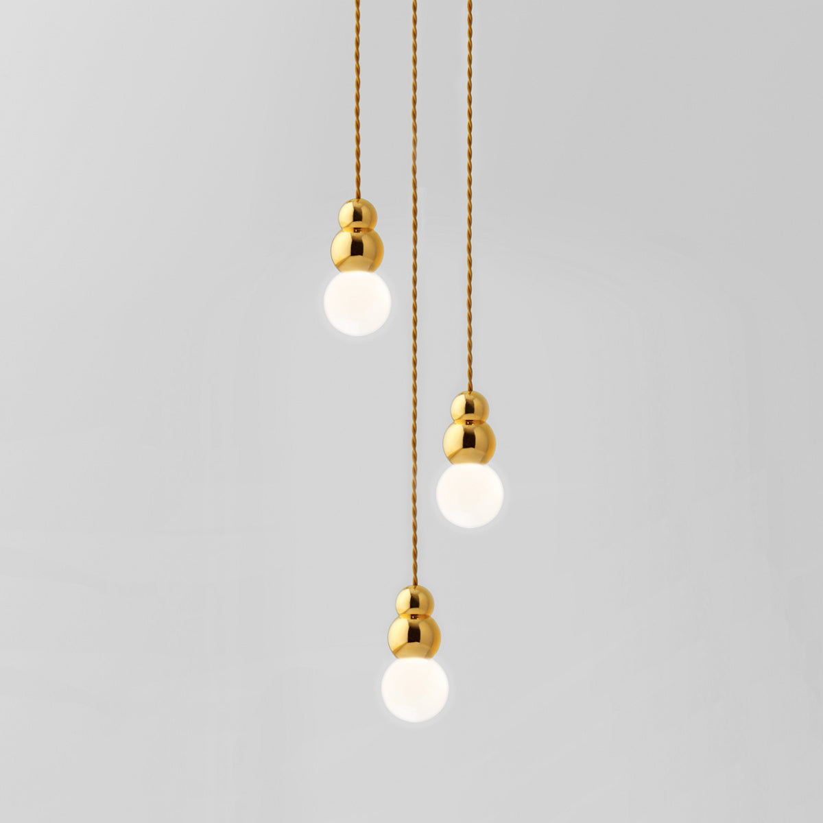 Suspension Augustine en verre et aluminium – vue 50