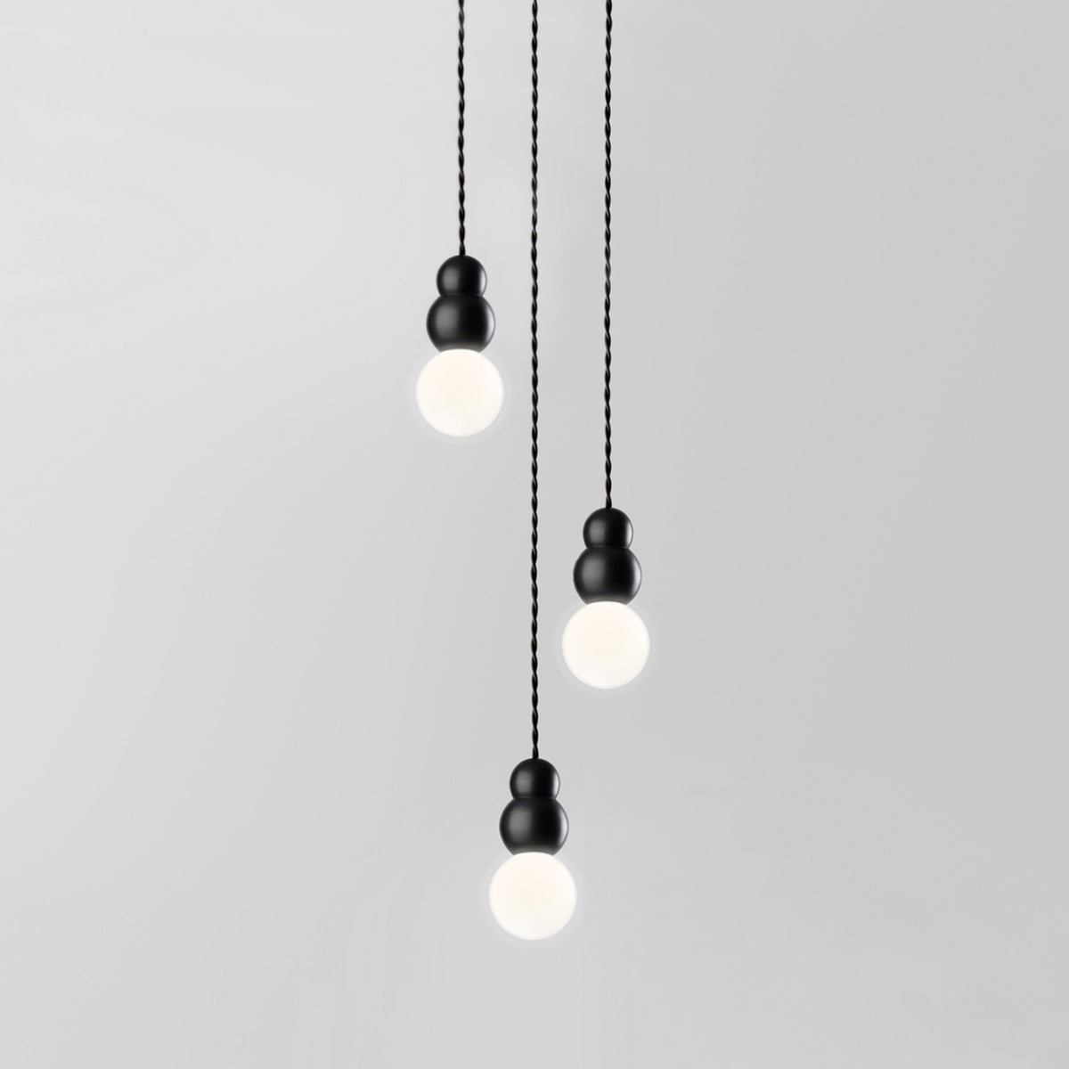Suspension Augustine en verre et aluminium – vue 32