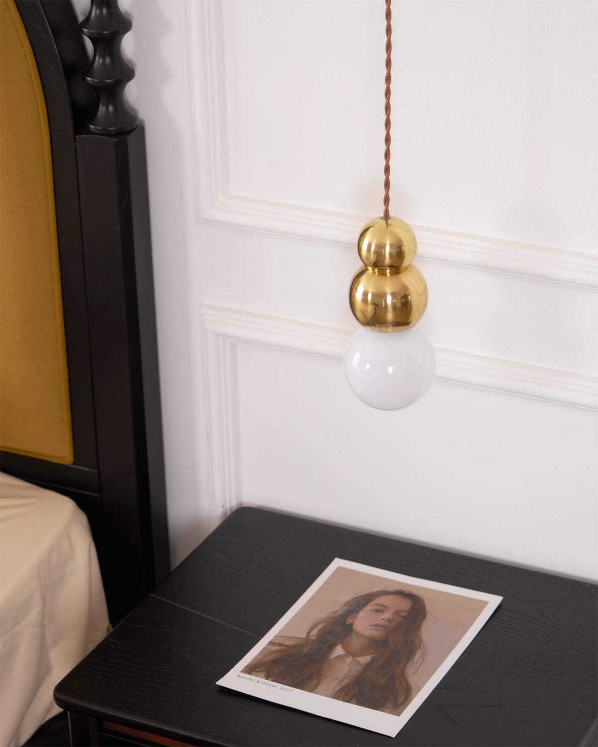 Suspension Augustine en verre et aluminium – vue 28