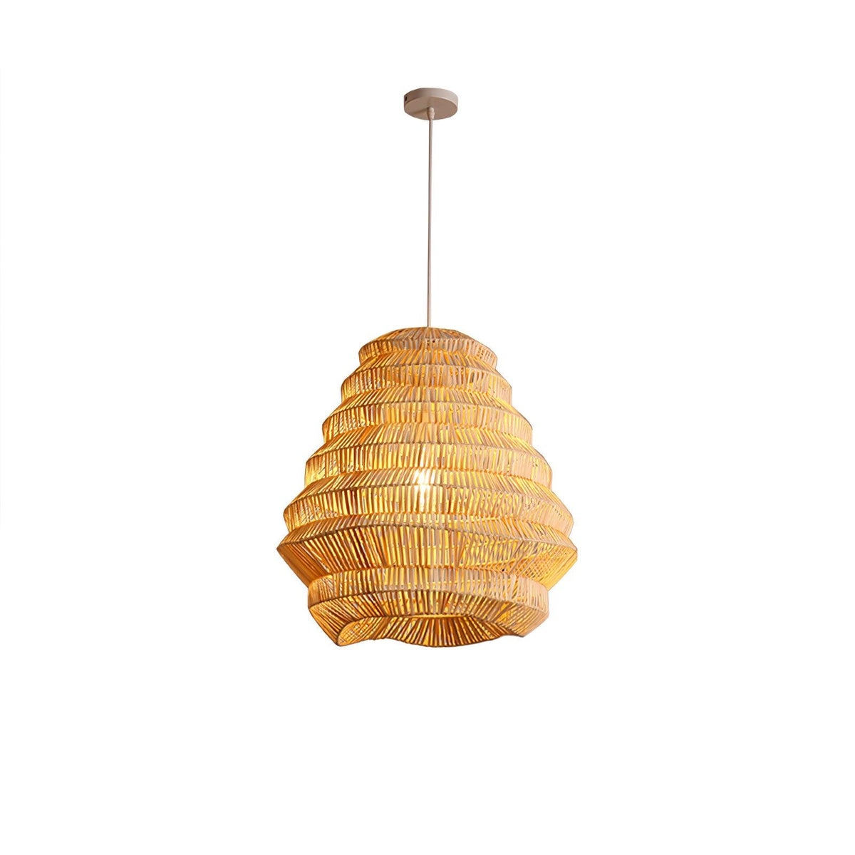Suspension Prélude en bambou et métal – vue 13
