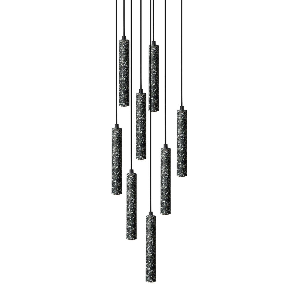 Suspension Céleste en terrazzo et métal – vue 35