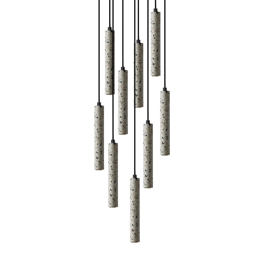 Suspension Céleste en terrazzo et métal – vue 60