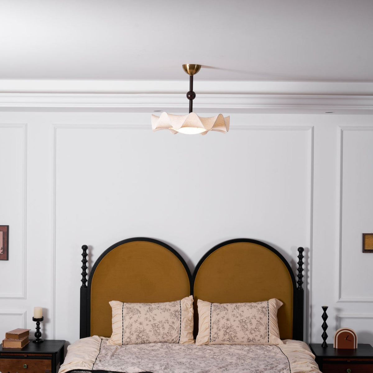 Plafonnier Chalet en bois et tissu – vue 23