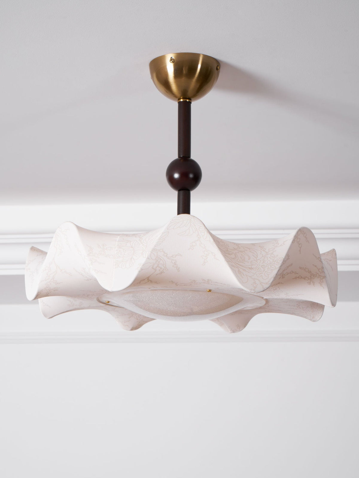 Plafonnier Chalet en bois et tissu – vue 26