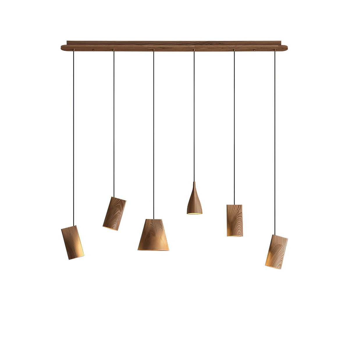 Suspension Badiane en bois et métal – vue 54