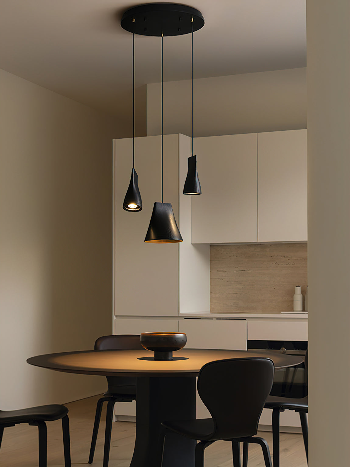 Suspension Badiane en bois et métal – vue 117