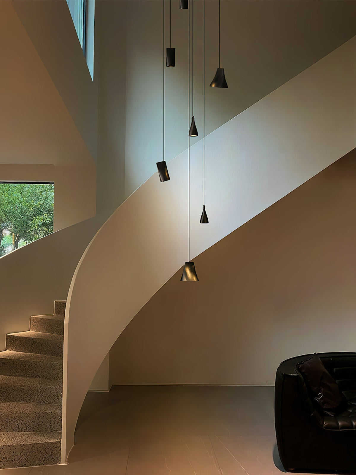 Suspension Badiane en bois et métal – vue 128