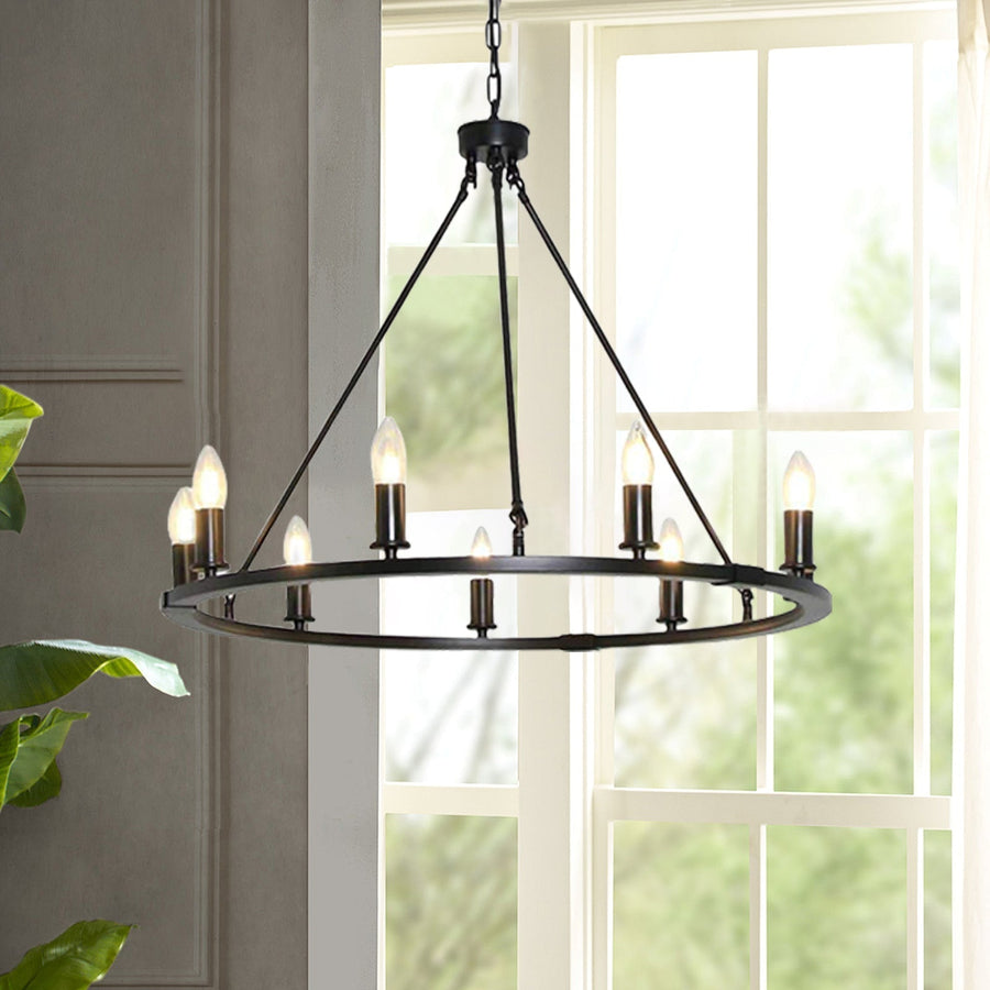 Lustre Ondée en fer – vue 2