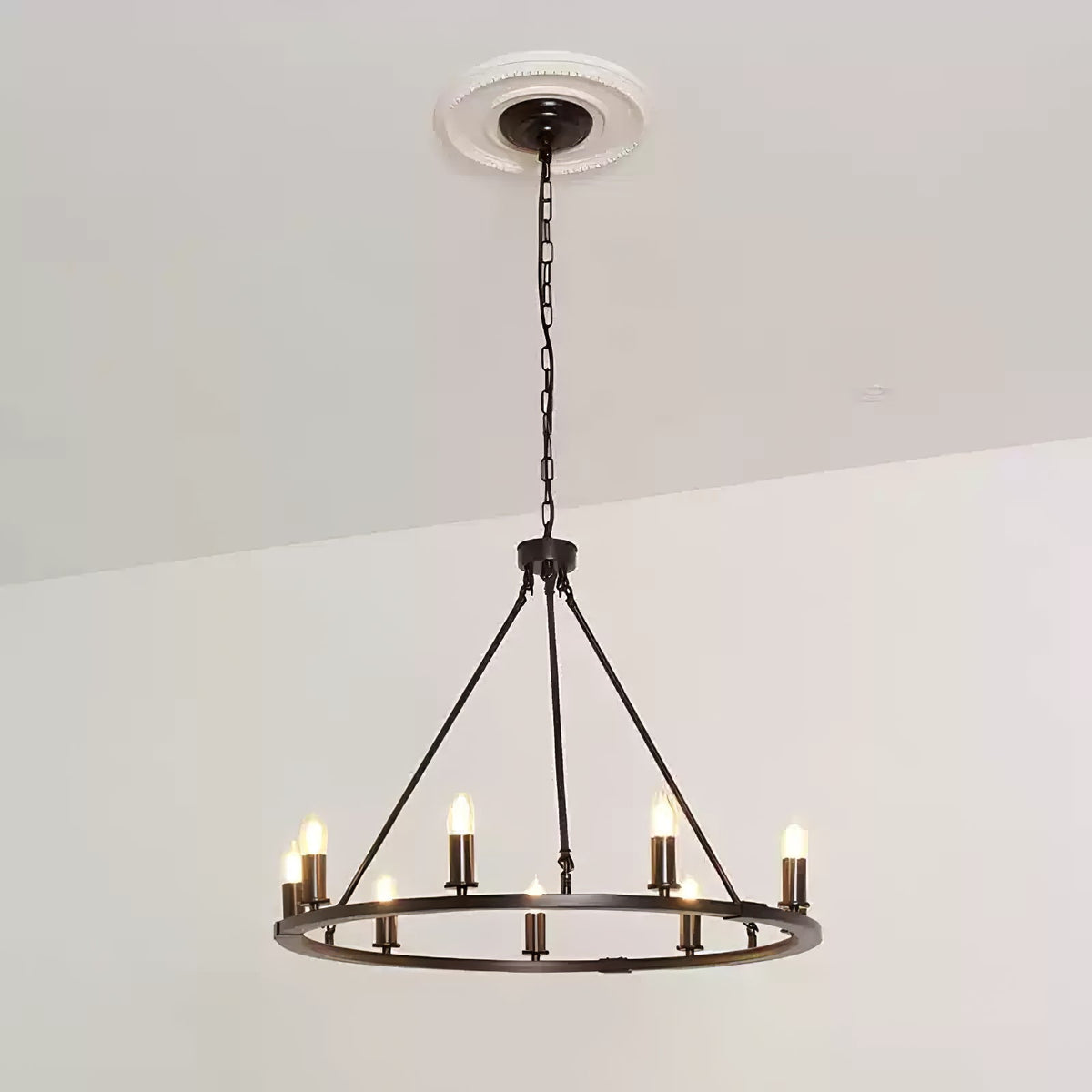 Lustre Ondée en fer – vue 4