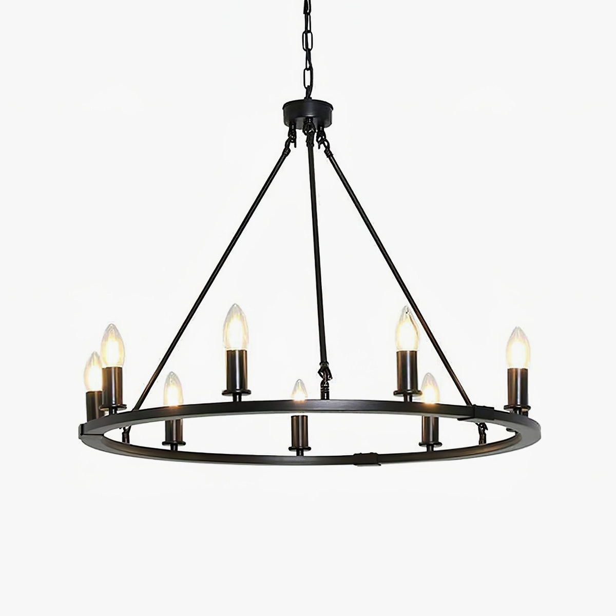Lustre Ondée en fer – vue 13