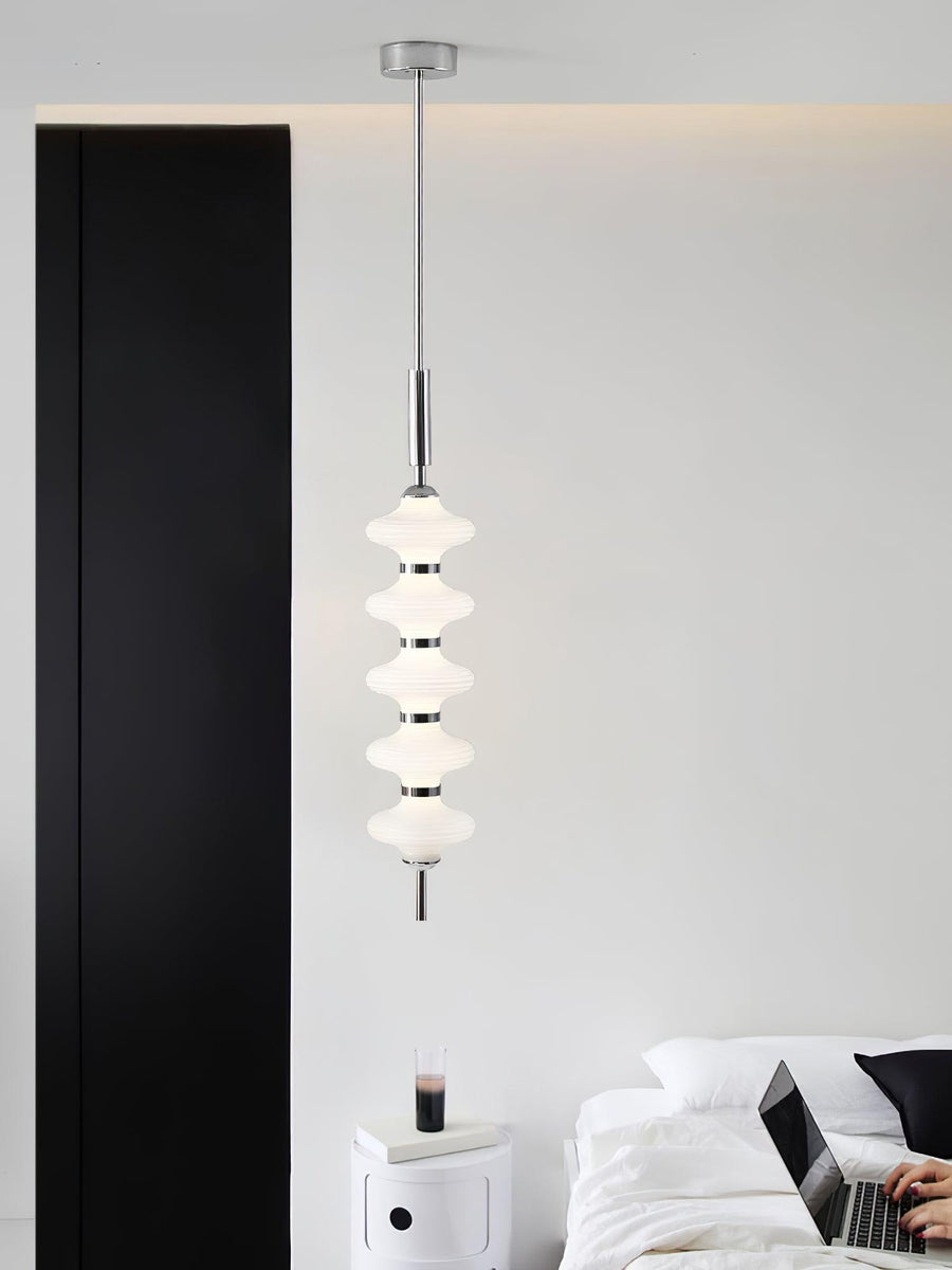 Suspension Tourmaline en verre et métal – vue 5
