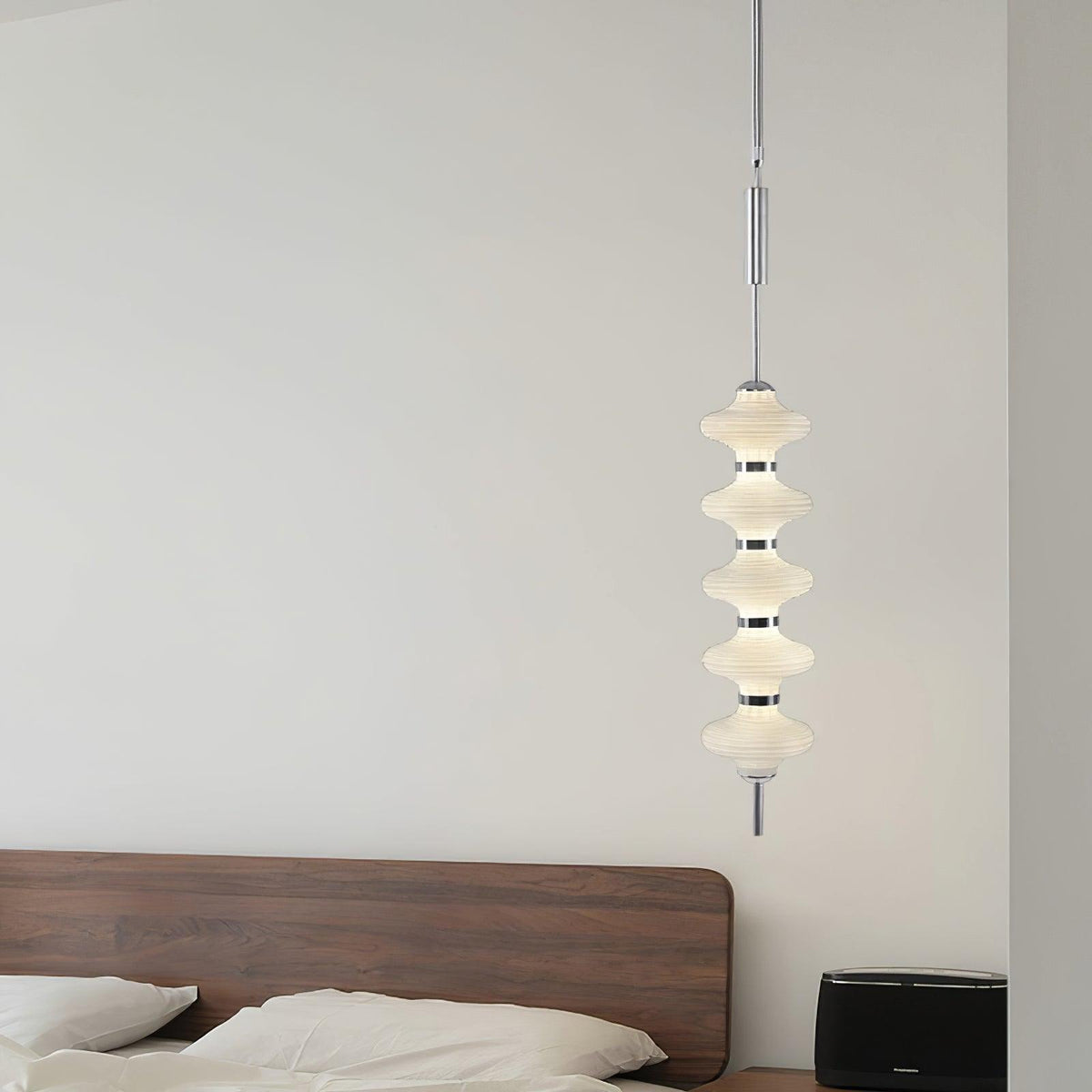 Suspension Tourmaline en verre et métal – vue 6