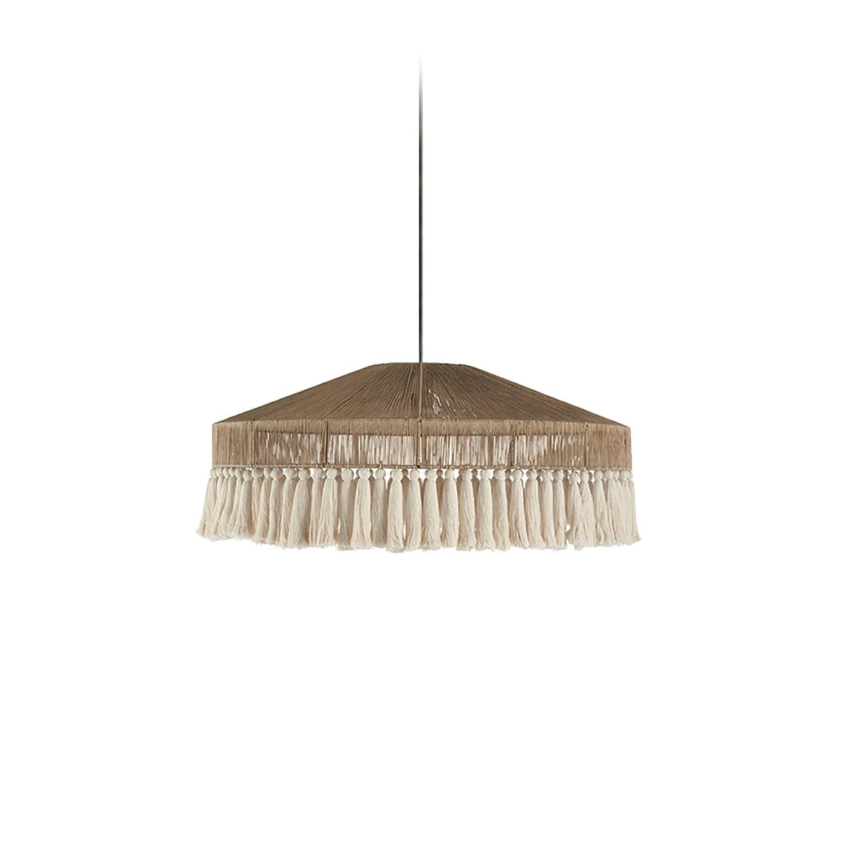 Suspension Stella en jute et métal – vue 17