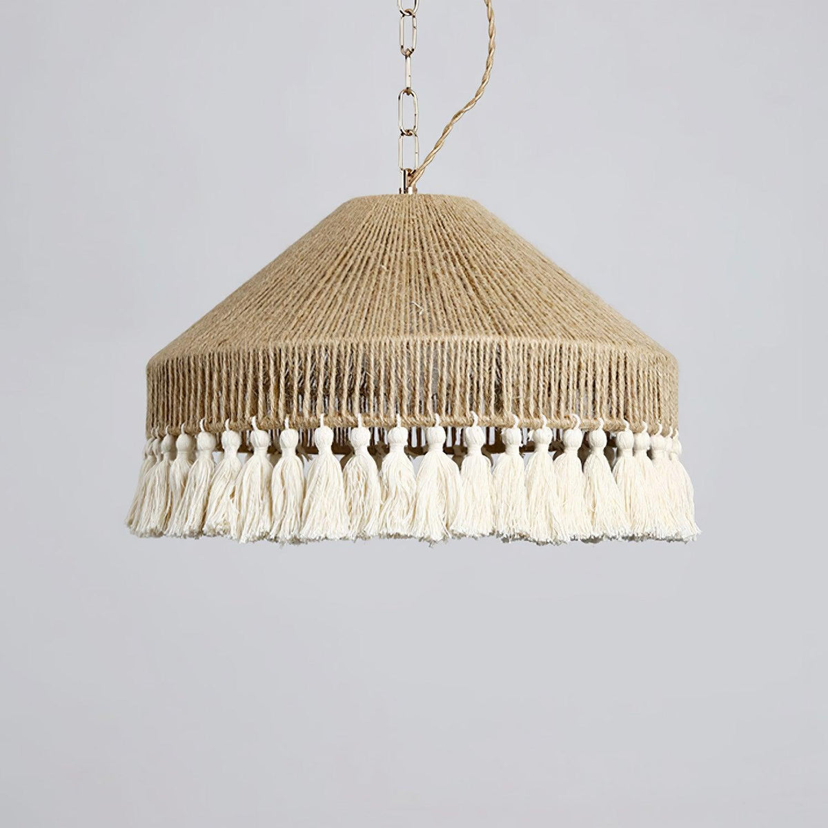 Suspension Stella en jute et métal – vue 21