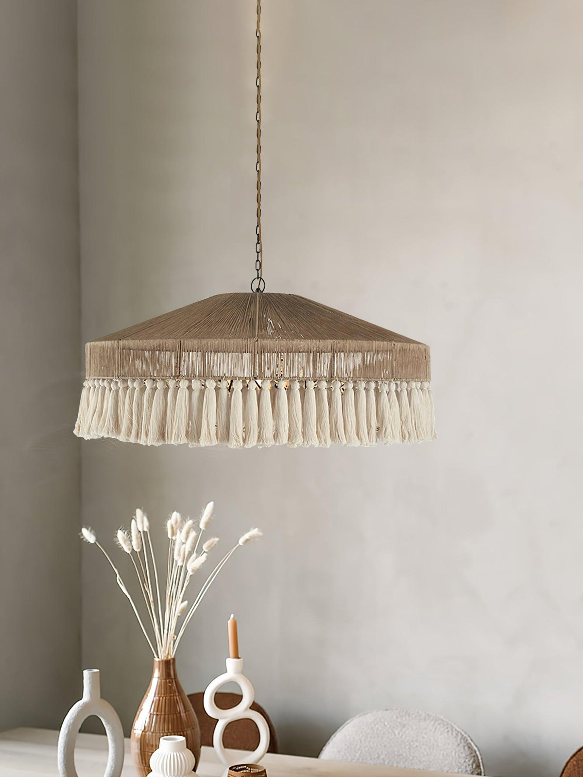 Suspension Stella en jute et métal – vue 24