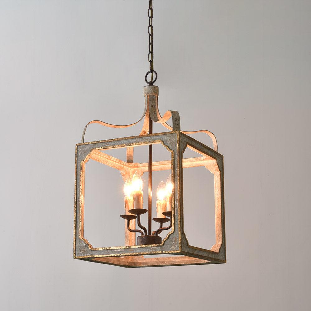 Lustre Manon en bois et métal – vue 19