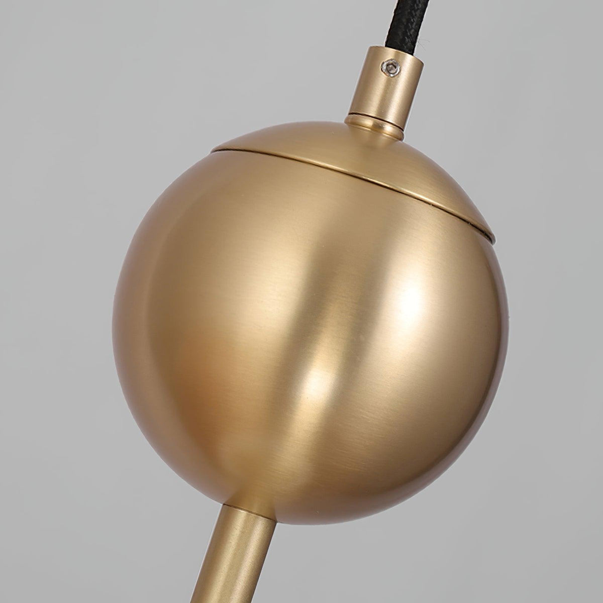 Suspension Arlésienne en verre et laiton – vue 14