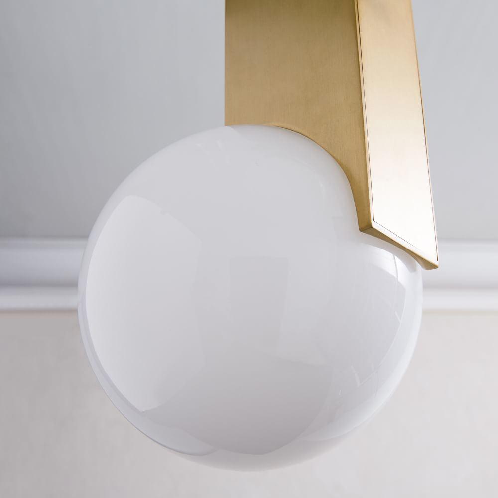 Suspension Feuillage en verre et métal – vue 31