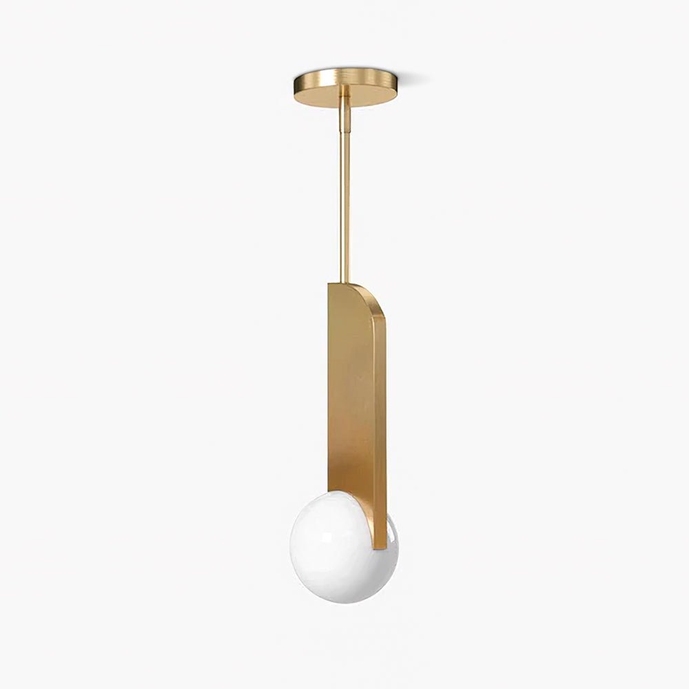 Suspension Feuillage en verre et métal – vue 19