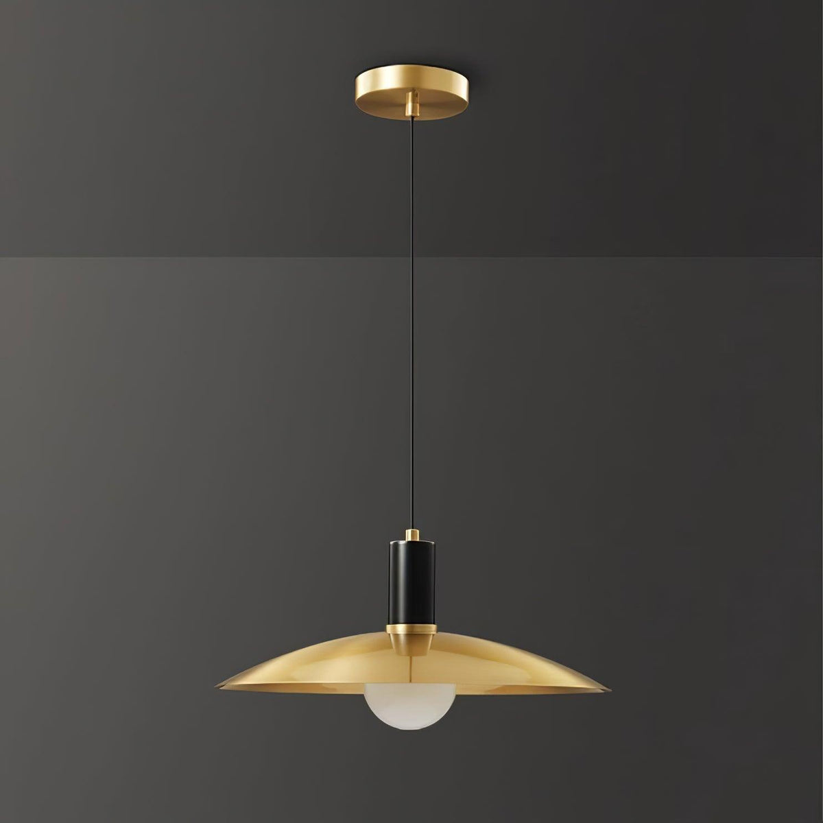Suspension Baladin en verre et laiton – vue 19