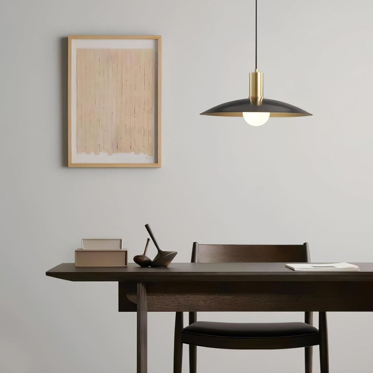 Suspension Baladin en verre et laiton – vue 22