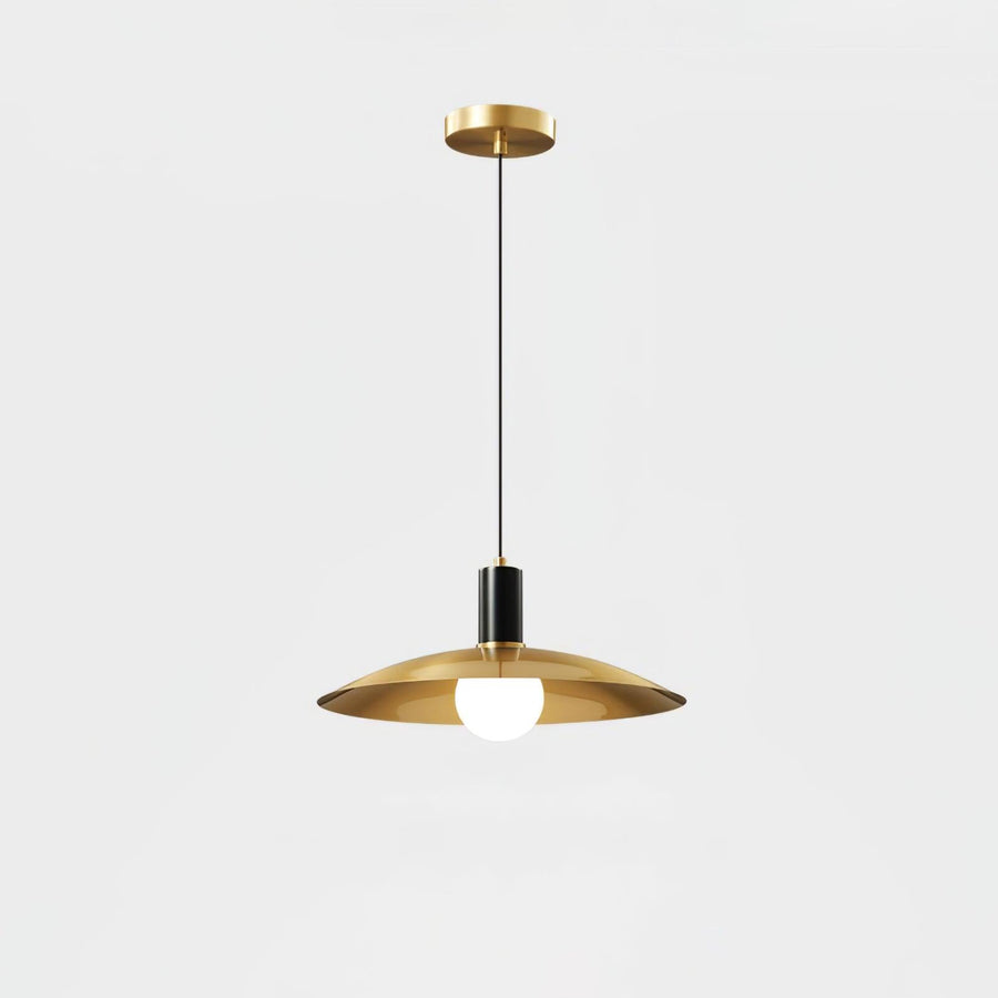 Suspension Baladin en verre et laiton – vue 5