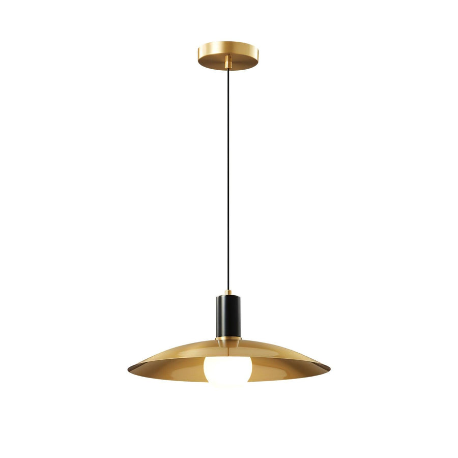 Suspension Baladin en verre et laiton – vue 2