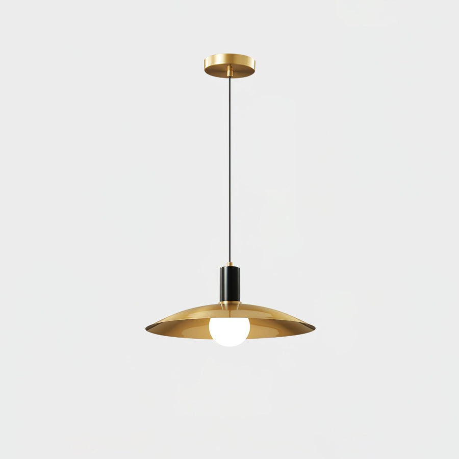 Suspension Baladin en verre et laiton – vue 3