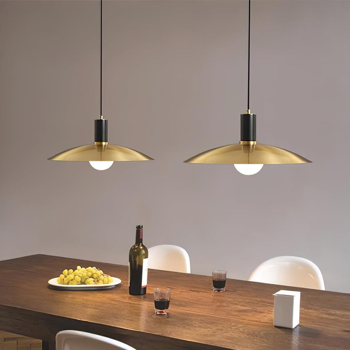 Suspension Baladin en verre et laiton – vue 10