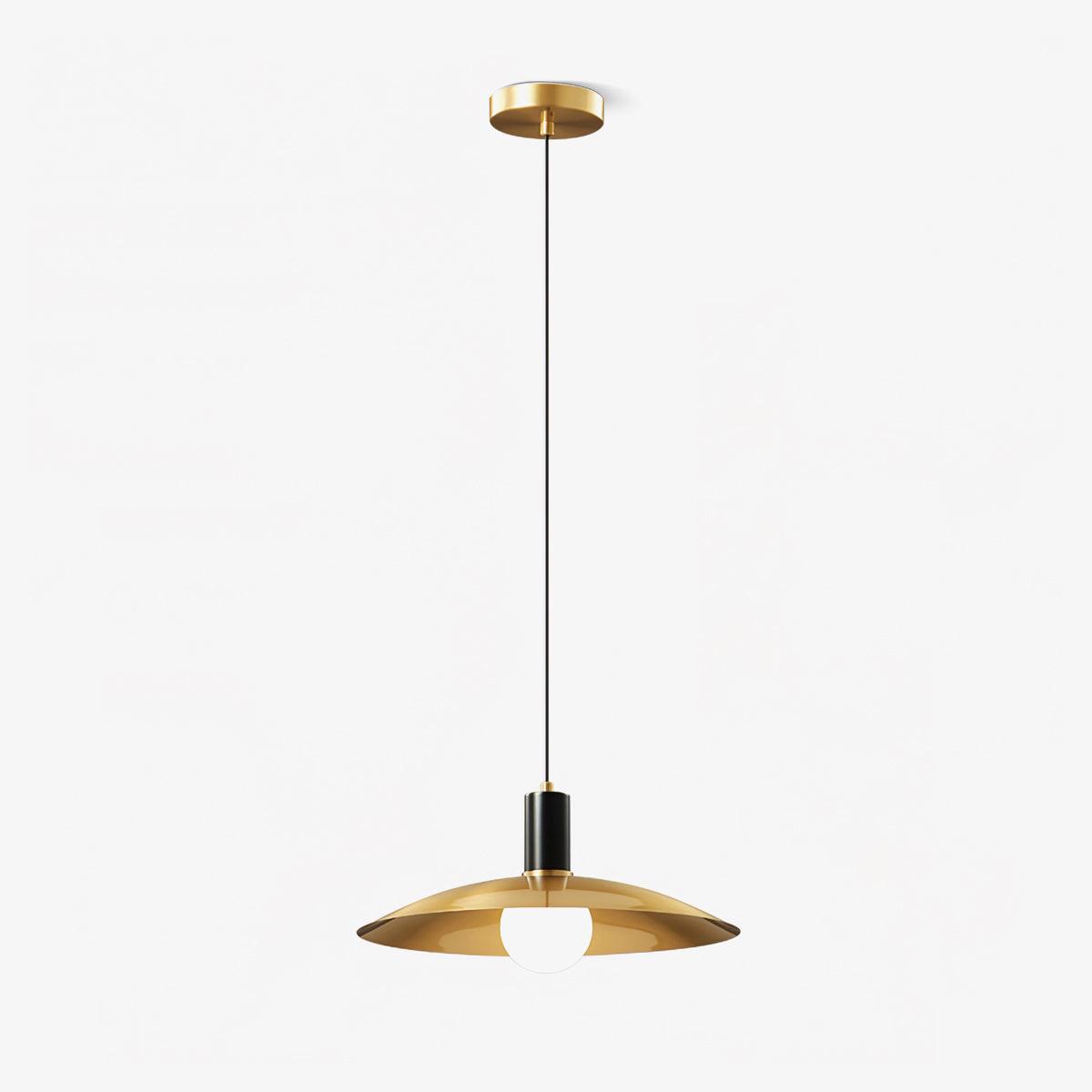 Suspension Baladin en verre et laiton – vue 7