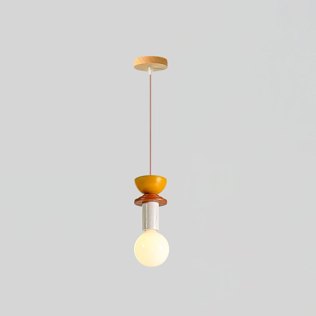 Suspension Kaléidoscope en bois et verre – vue 46