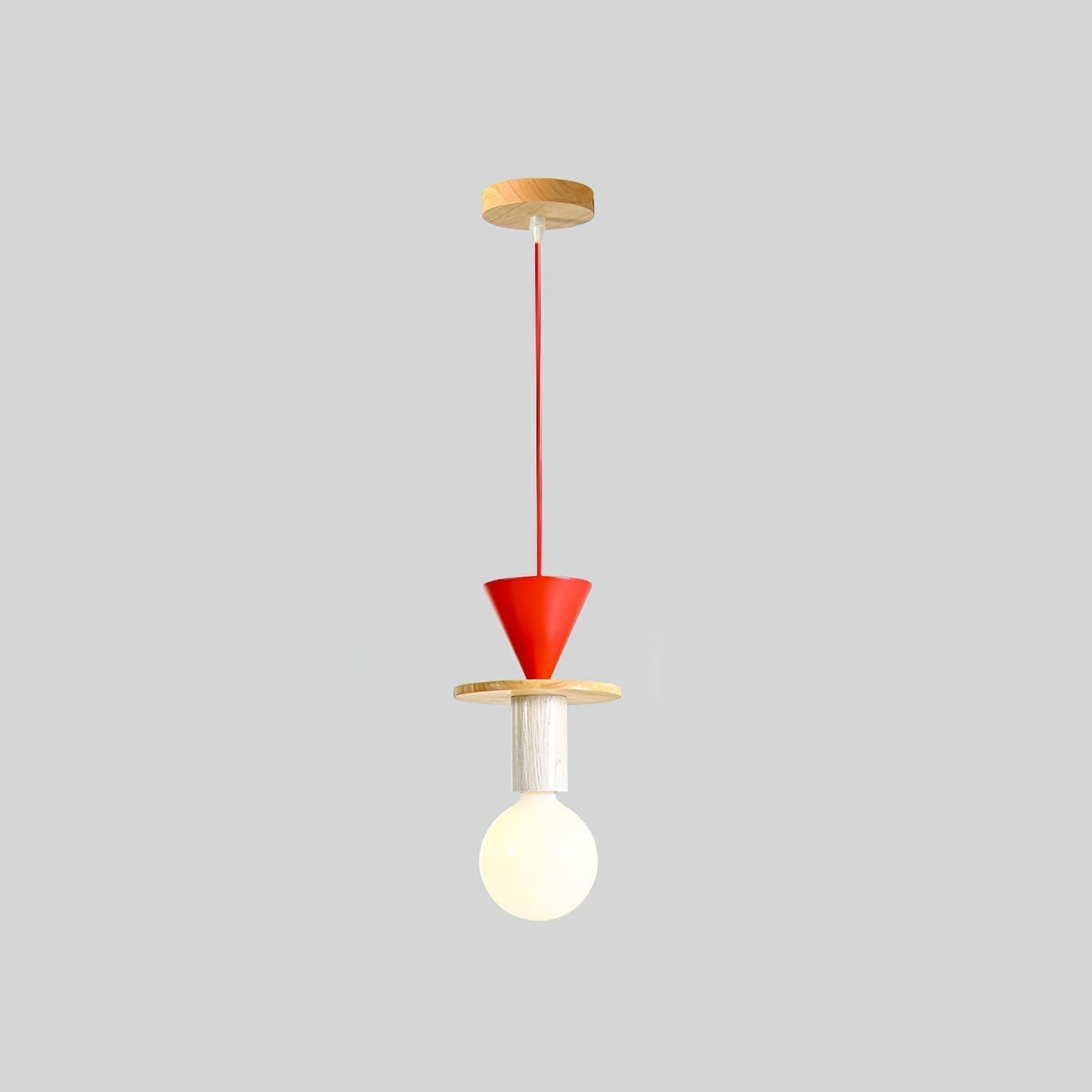 Suspension Kaléidoscope en bois et verre – vue 62