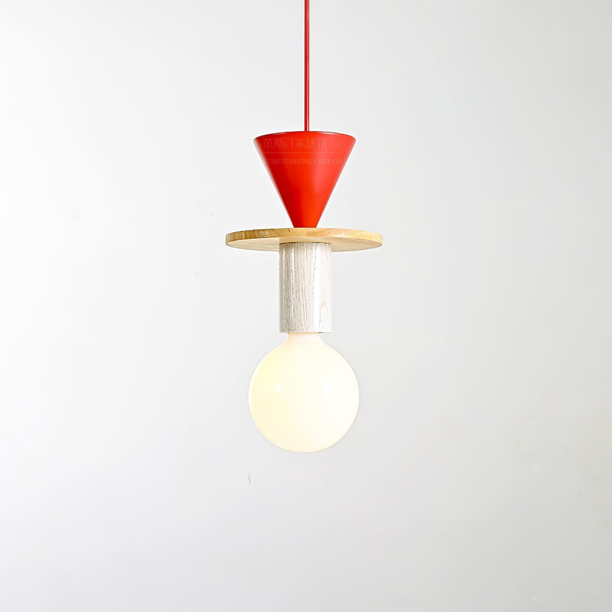 Suspension Kaléidoscope en bois et verre – vue 49
