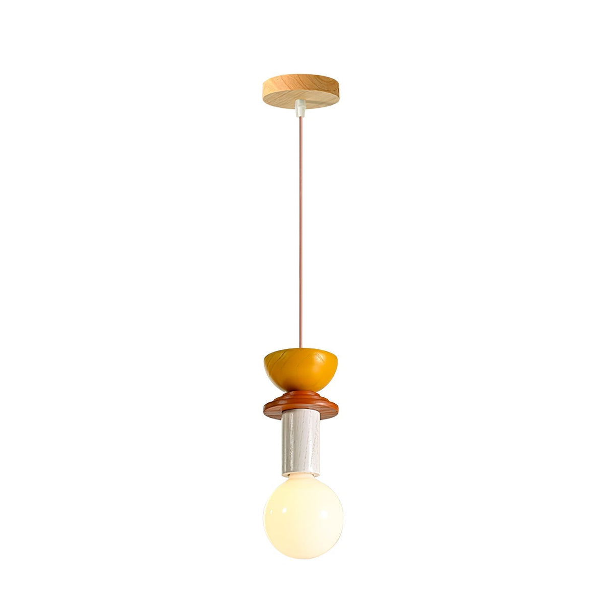 Suspension Kaléidoscope en bois et verre – vue 84