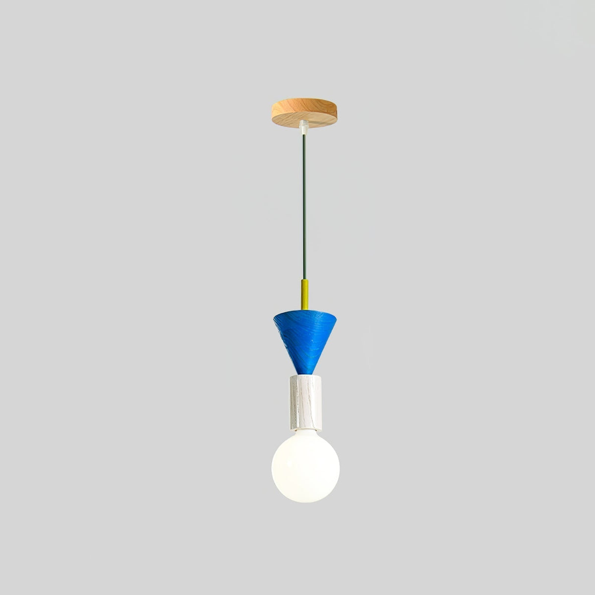 Suspension Kaléidoscope en bois et verre – vue 72