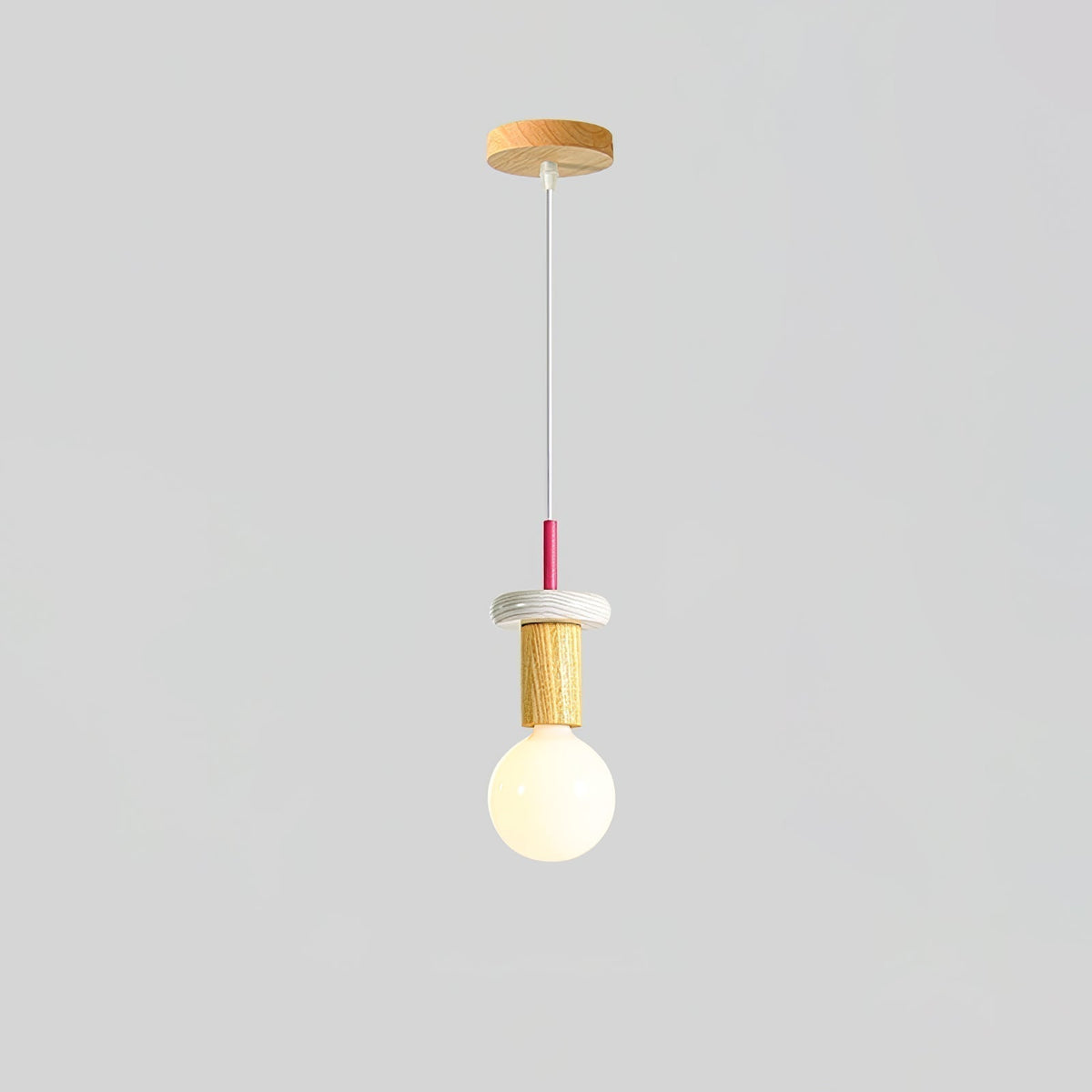 Suspension Kaléidoscope en bois et verre – vue 75