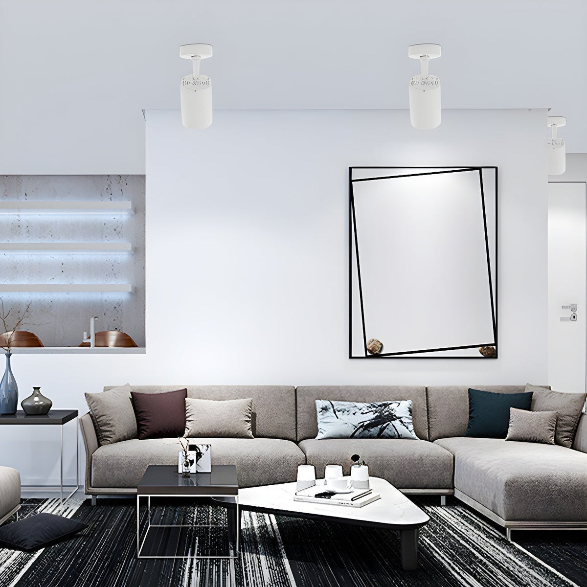 Plafonnier Tanagra en aluminium – vue 18