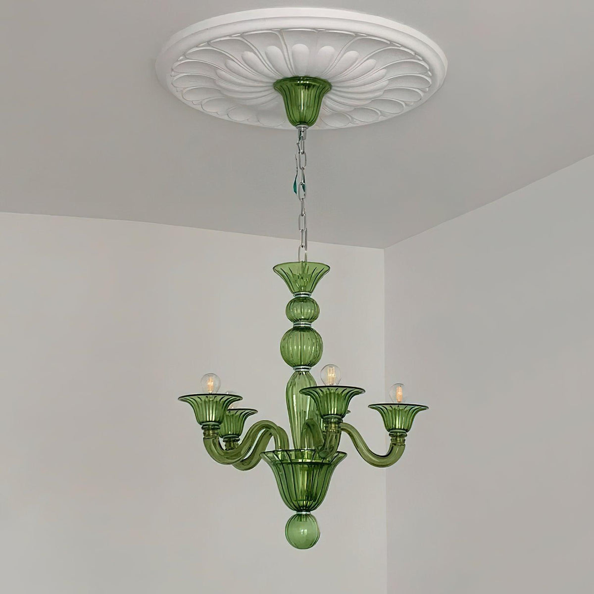 Lustre Néroli en verre et métal – vue 32