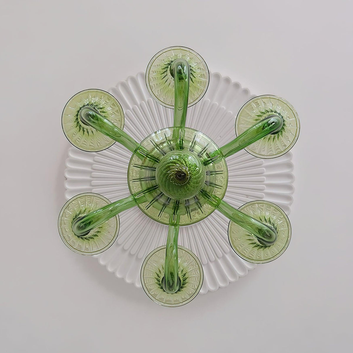 Lustre Néroli en verre et métal – vue 33