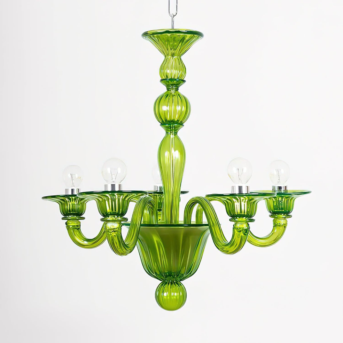 Lustre Néroli en verre et métal – vue 36