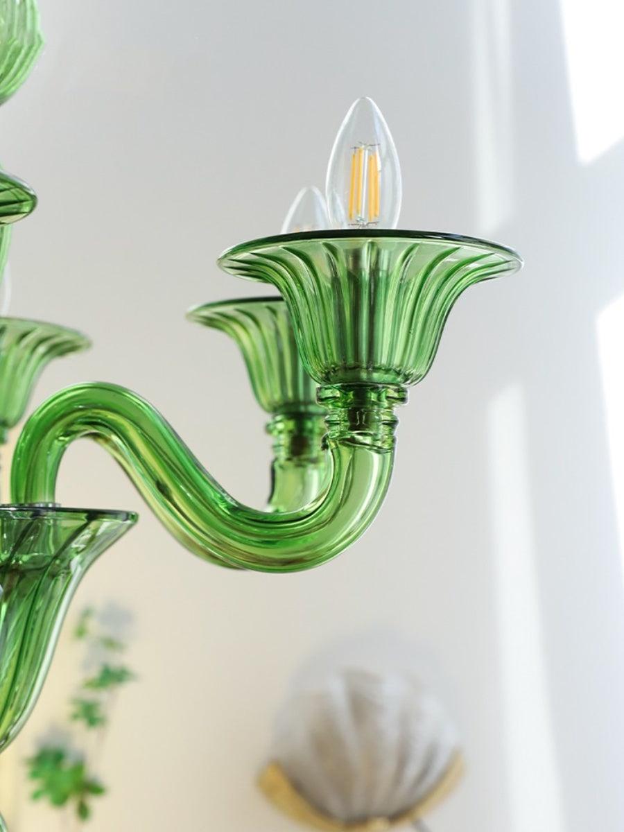 Lustre Néroli en verre et métal – vue 37
