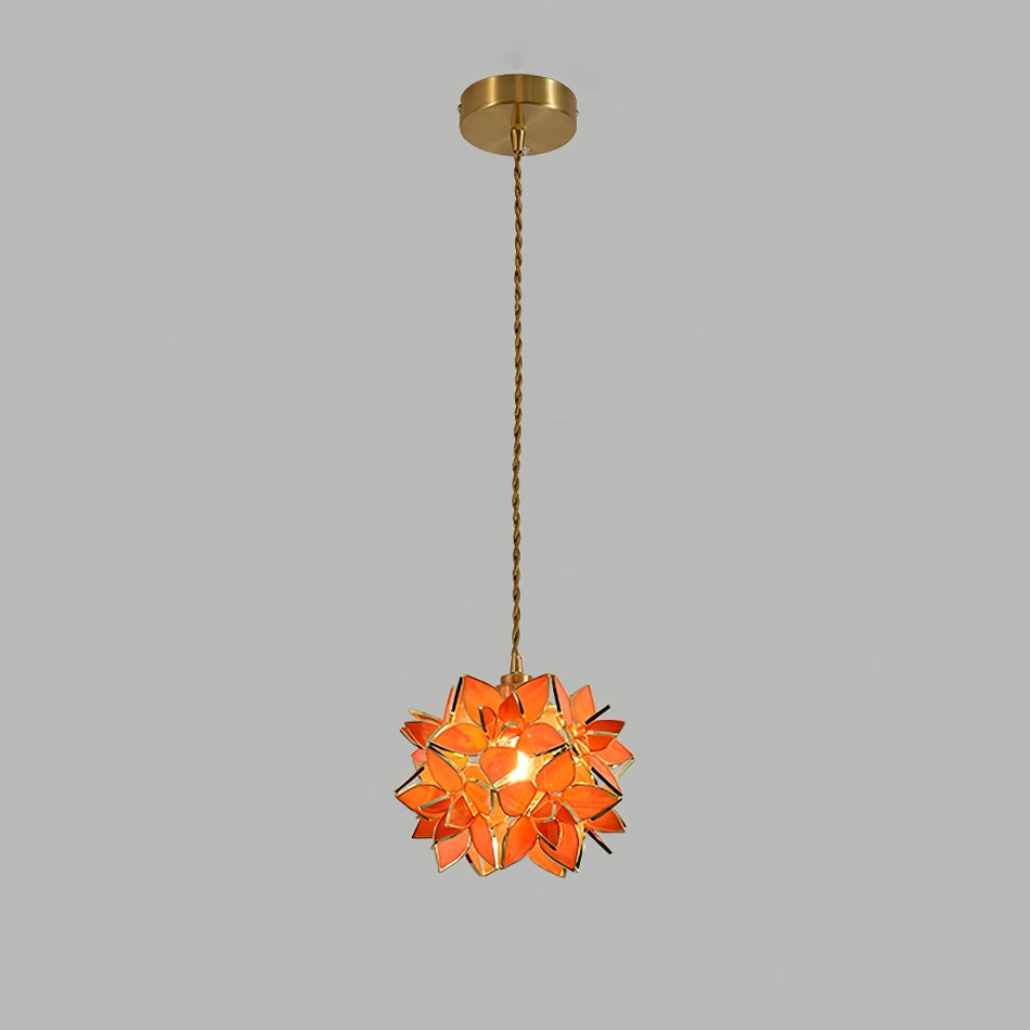 Suspension Hélène en verre et laiton – vue 42