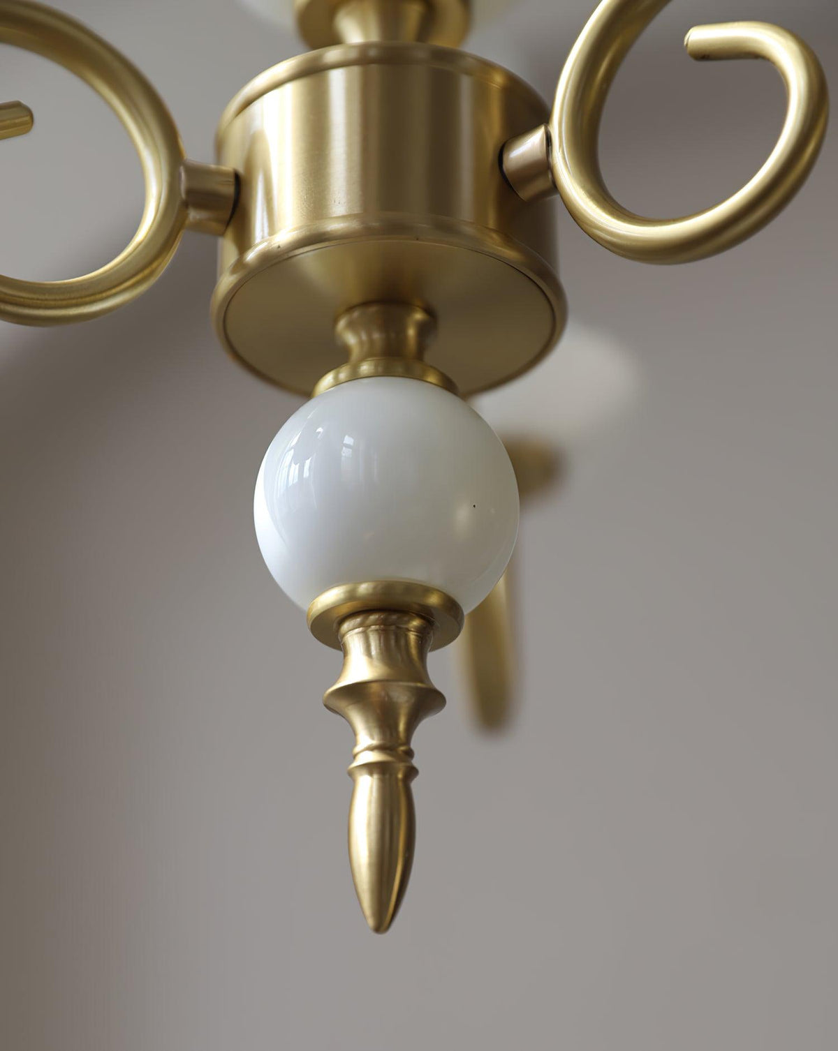Lustre Voilier en verre et laiton – vue 19