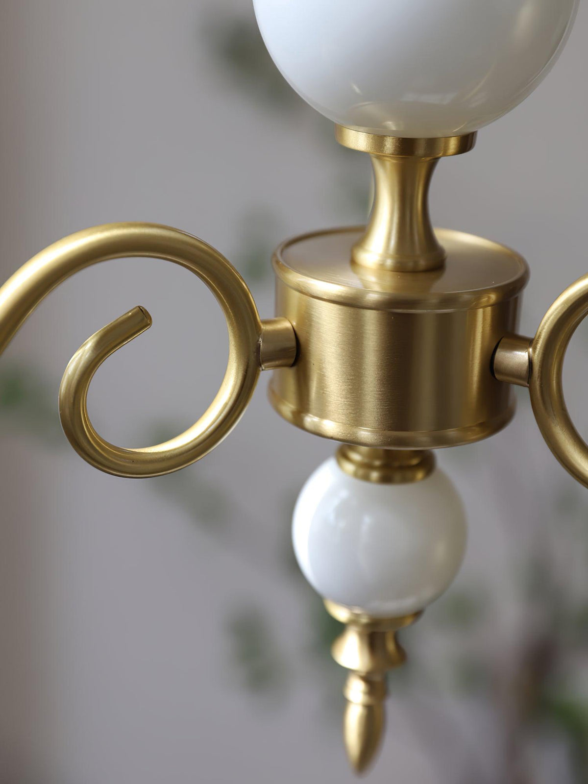 Lustre Voilier en verre et laiton – vue 20