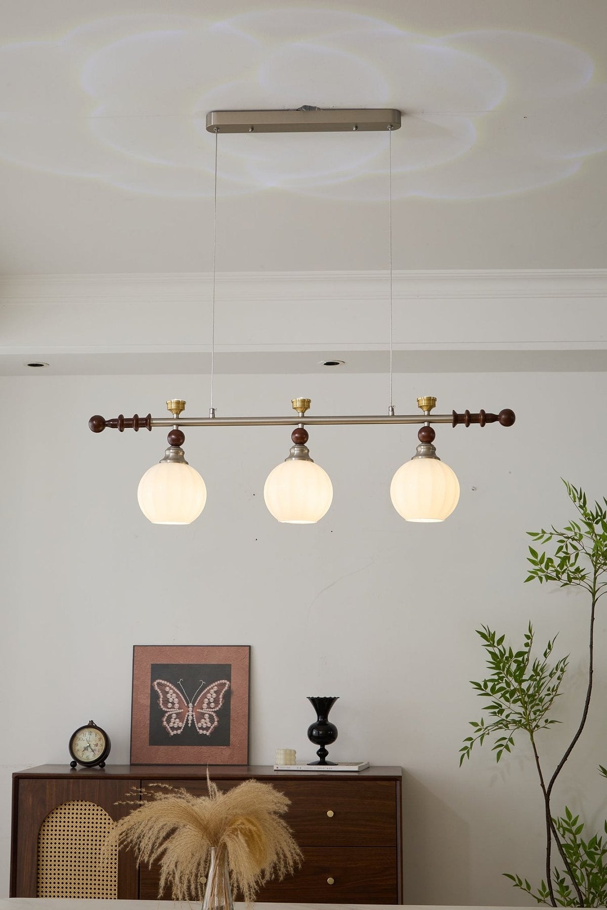 Suspension Estuaire en bois et verre – vue 39